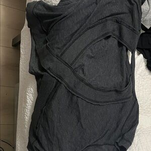 FP Movement by Free People Charcoal Top